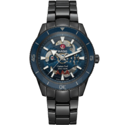 RADO CAPTAIN COOK SKELETON  - BLACK BLUE