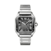 CARTIER SANTOS DE CARTIER WATCH SILVER GREY