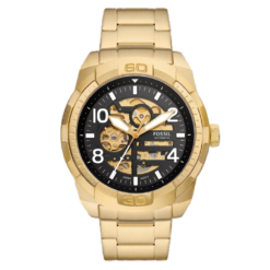 FOSSIL BROWNSMAN AUTOMATIC GOLD TONE STAINLESS STEEL