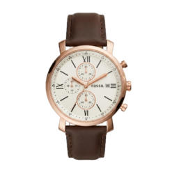 FOSSIL GRANT CHRONOGRAPH BROWN LEATHER WATCH