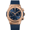 HUBLOT CLASSIC FUSION CHRONOGRAP KING GOLD BLUE