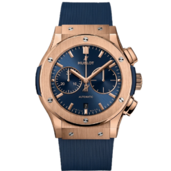 HUBLOT CLASSIC FUSION CHRONOGRAP KING GOLD BLUE
